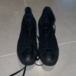 All black high top Converse size 11!